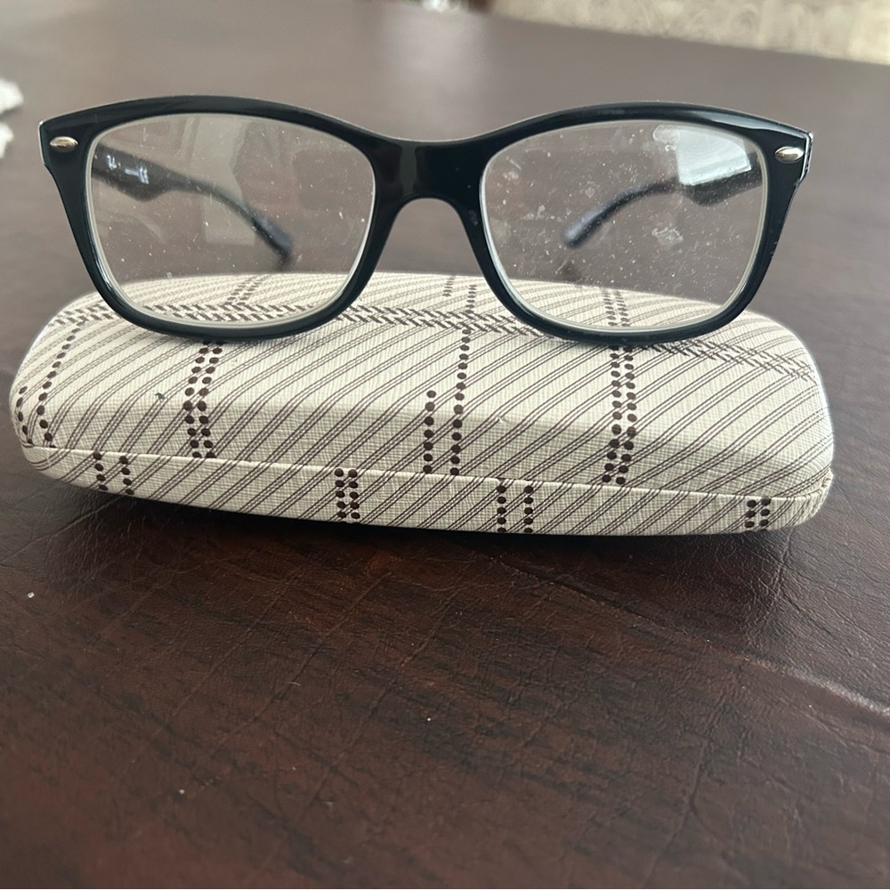 Stylish Black Glasses with Case